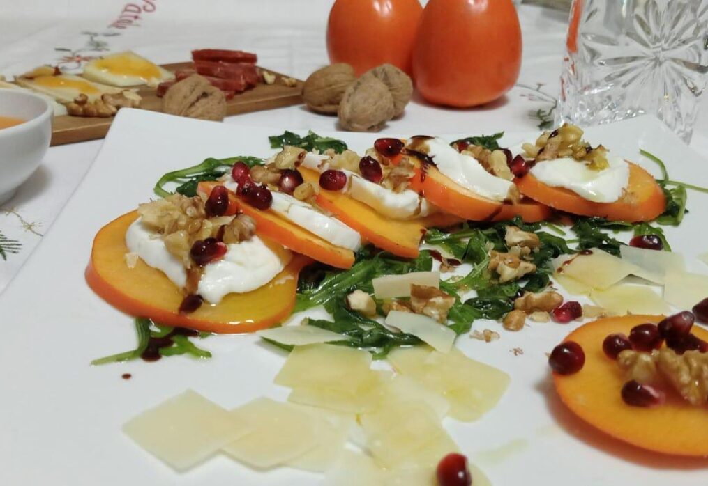 Caprese di kaki